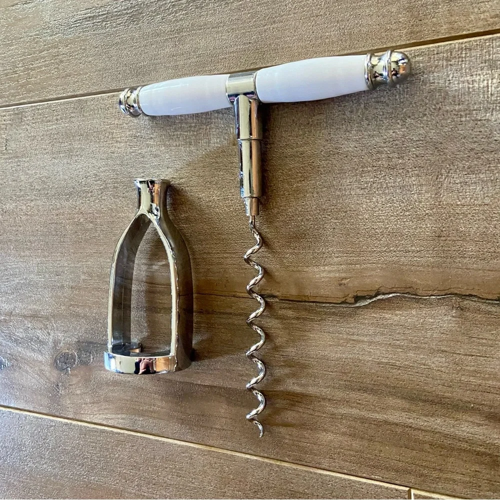 White Swirl Corkscrew